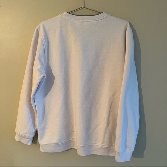 Y2K Northern Reflections White & Purple Bejewelled Crewneck Sweatshirt - Picture 7 of 8